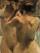 Lovis Corinth Madchen vor dem Spiegel oil painting reproduction